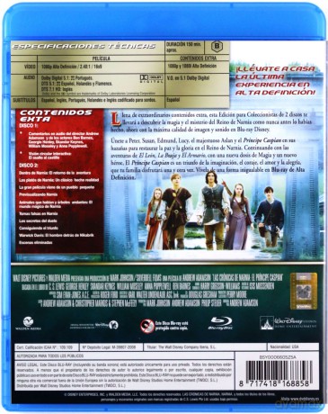 The Chronicles of Narnia: Prince Caspian (Opowieści z Narnii: Książę Kaspian) [2xBlu-Ray]