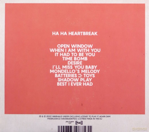 Warhaus: Ha Ha Heartbreak  [CD]