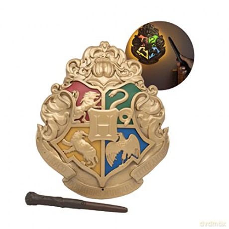 Lampka Harry Potter Hogwart herb sterowana różdżką
