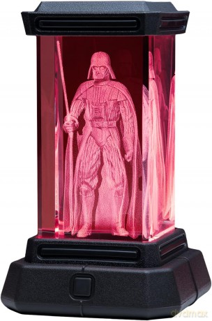 Lampka holograficzna Gwiezdne Wojny Lord Vader (13 cm)