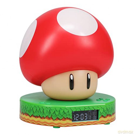 Budzik z podświetlaniem Paladone Super Mario Mushroom