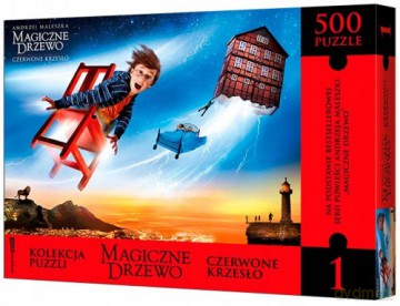 EMOTIKON PAP 500 el. Magiczne Drzewo Czerwone krzesło [PUZZLE]