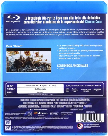 Kingdom of Heaven (Królestwo niebieskie) [Blu-Ray]
