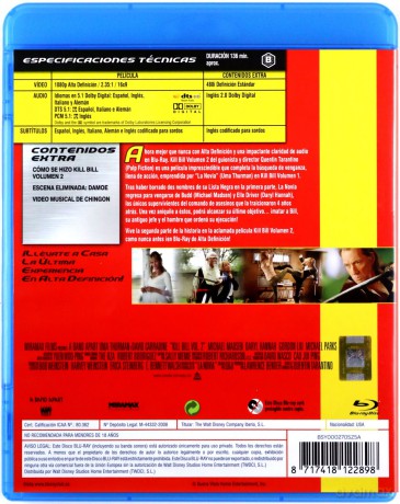 Kill Bill Vol. 2 [Blu-Ray]