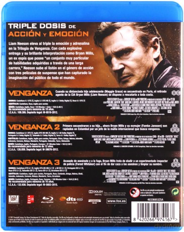 Taken 1-3 (Uprowadzona 1-3) [3xBlu-Ray]