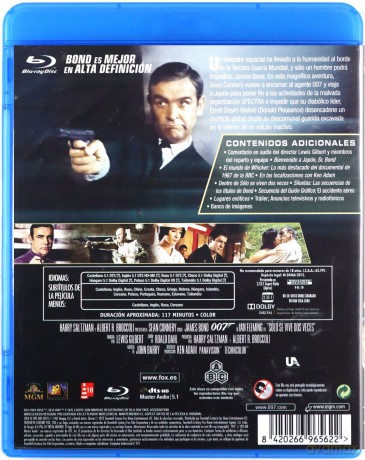 007 James Bond Żyje się tylko dwa razy [Blu-Ray]