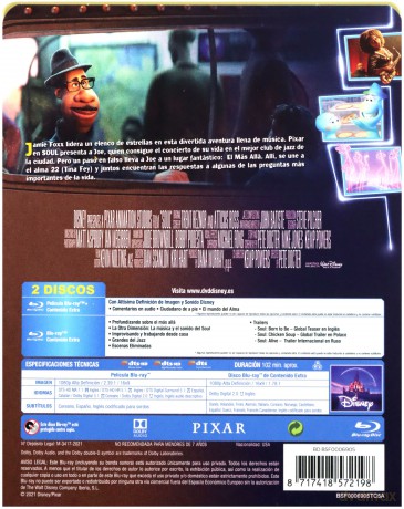 Soul (Co w duszy gra) (Disney) (steelbook) [2xBlu-Ray]
