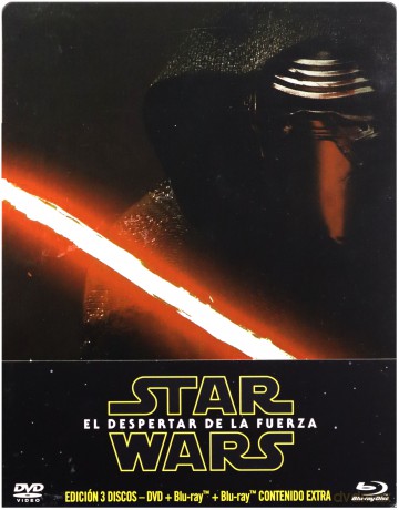 Star Wars: Episode VII - The Force Awakens (Gwiezdne wojny: Przebudzenie Mocy) (steelbook) [2xBlu-Ray]+[DVD]
