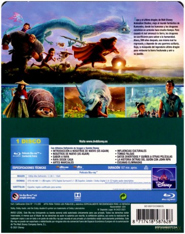 Raya and the Last Dragon (Raya i ostatni smok) (Disney) (steelbook) [Blu-Ray]