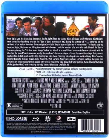 Summer of Sam (Mordercze lato) [Blu-Ray]