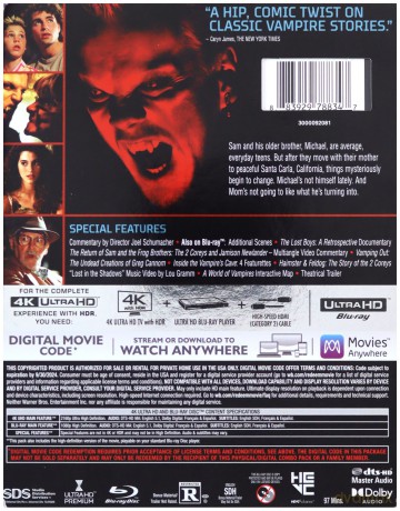 The Lost Boys (Straceni chłopcy) [Blu-Ray 4K]+[Blu-Ray]