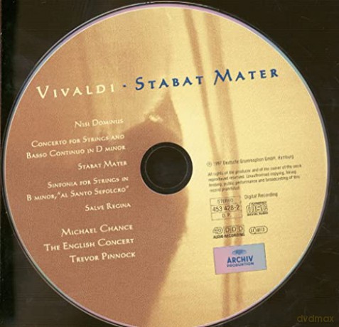 Chance,The English Concert: Vivaldi:Nisi Dominus [CD]