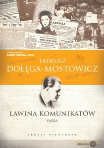 Lawina komunikatów - Tadeusz Dołęga-Mostowicz [KSIĄŻKA]