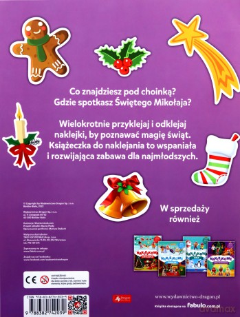 Naklejkowe Boże Narodzenie [KSIĄŻKA]