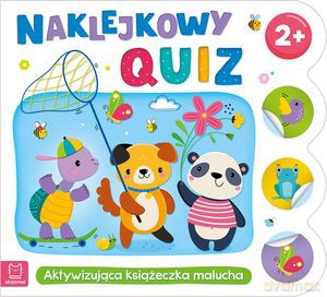 Naklejkowy quiz 2+. Aktywizująca książeczka malucha - Agnieszka Bator [KSIĄŻKA]
