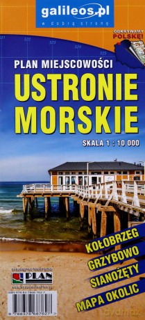 Plan miasta - Kołobrzeg i Ustronie Morskie 1:10000