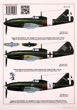 Reggiane RE. 2005 nr 547 - Janusz Ledwoch [KSIĄŻKA]
