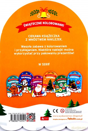 Świąteczne kolorowanki. Choinka [KSIĄŻKA]