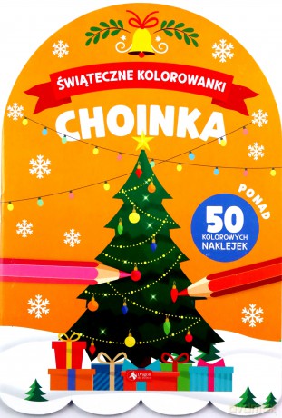 Świąteczne kolorowanki. Choinka [KSIĄŻKA]
