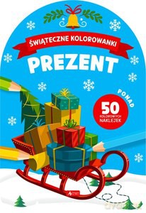 Świąteczne kolorowanki. Prezent [KSIĄŻKA]