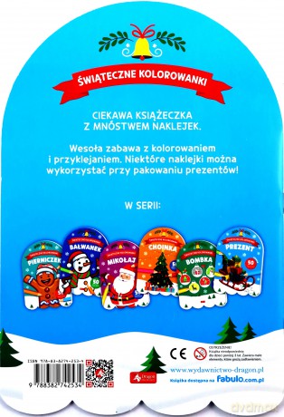 Świąteczne kolorowanki. Prezent [KSIĄŻKA]