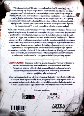 Templariusze Proces (op. mk.) - Alain Demurger [KSIĄŻKA]