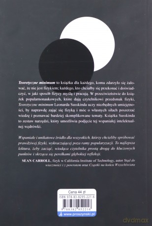 Teoretyczne minimum. Co musisz wiedzieć, żeby zacząć zajmować się fizyką - Leonard Susskind, George Hrabovsky [KSIĄŻKA]