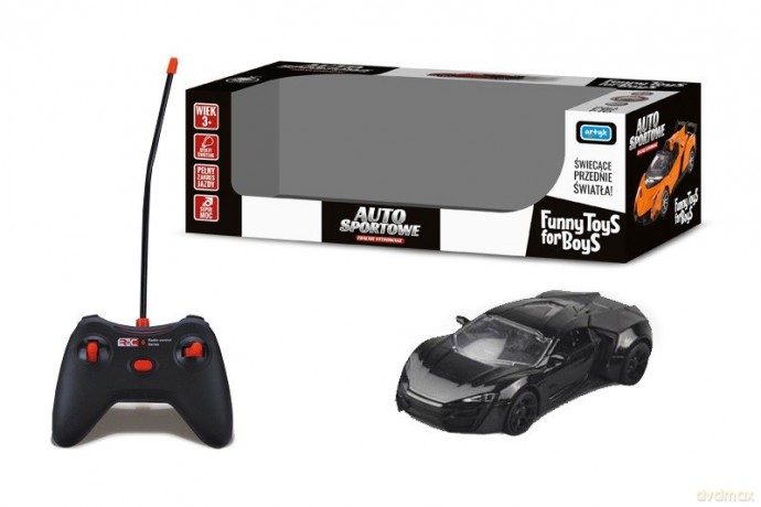 Auto sportowe R/C czarne