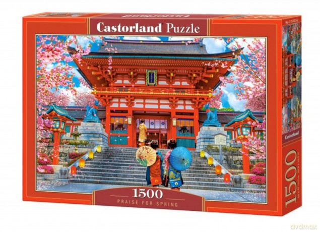 CASTORLAND 1500 el. Japonia wiosna Praise for Spring [PUZZLE]