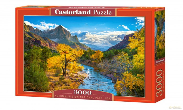 CASTORLAND 3000 el. Góry jesień w Parku Narodowym Zion USA [PUZZLE]