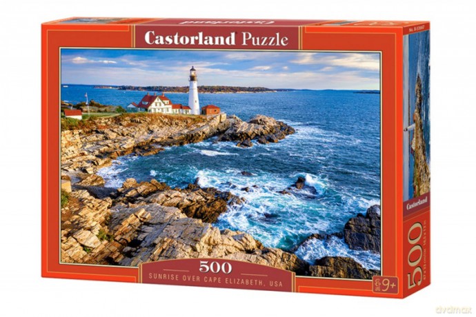 CASTORLAND 500 el. Latarnia morska Sunrise over Cape Elizabeth [PUZZLE]
