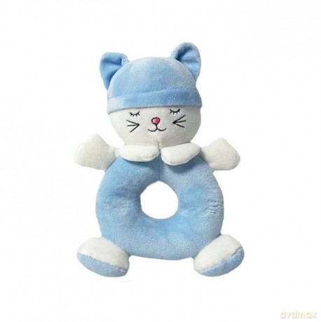 Grzechotka Kotek śpiący 18 cm