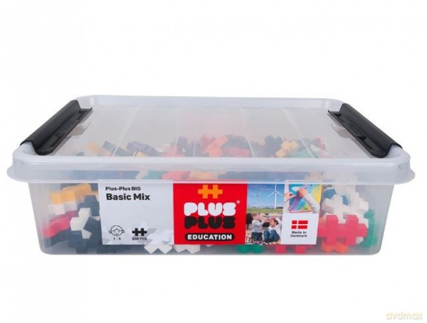 Klocki Plus Plus Big - Kolory podstawowe 200 elementów [KLOCKI]