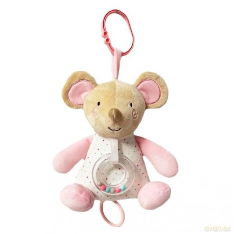Pozytywka Myszka 18 cm beżowa