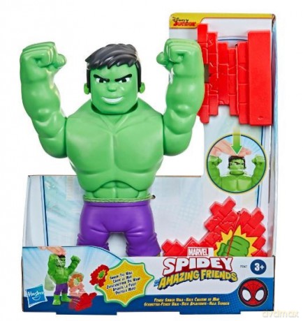 SPIDER-MAN Spidey i super kumple Power Smash Hulk [FIGURKA]