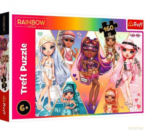 TREFL 160 el. Wesołe przyjaciółki Rainbow high [PUZZLE]