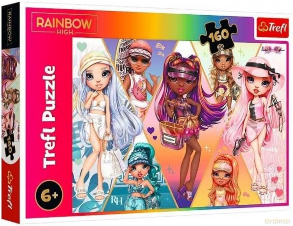 TREFL 160 el. Wesołe przyjaciółki Rainbow high [PUZZLE]