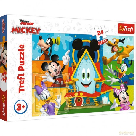 TREFL 24 elementy Maxi Myszka Miki i i przyjaciele [PUZZLE]