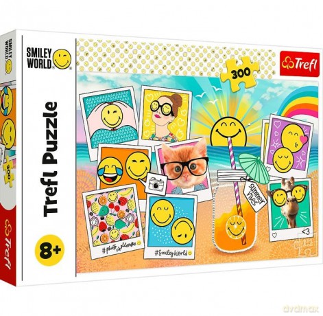 TREFL 300 el. Smiley na wakacjach [PUZZLE]