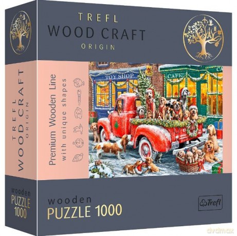 TREFL Puzzle drewniane Pomocnicy Świętego Mikołaja 1000 el. [PUZZLE]