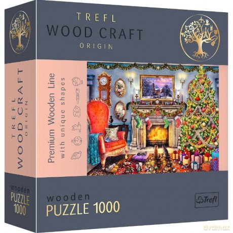 TREFL Puzzle drewniane Przy kominku 1000 el. [PUZZLE]