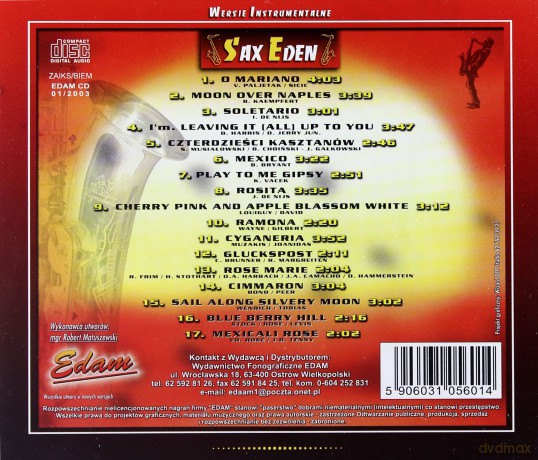 Sax Eden vol. 1 [CD]