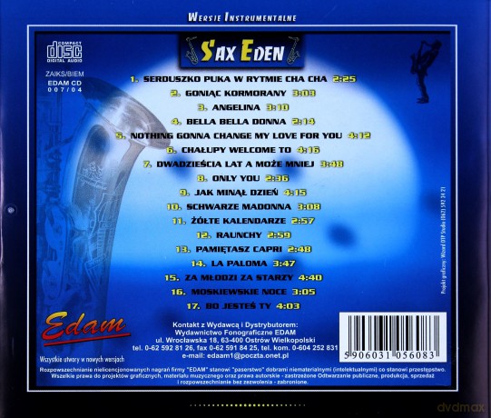 Sax Eden vol. 2 [CD]