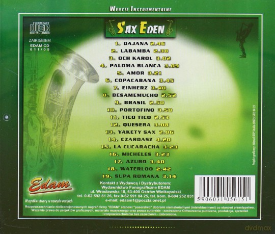 Sax Eden vol. 3 [CD]