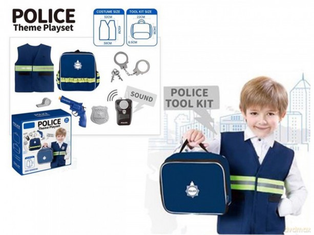 Zestaw policjanta w torebce