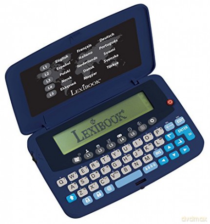 LEXIBOOK 15-Language Translator, Integrated euro converter, Battery, Purple/Black, NTL1570