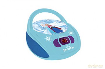 LEXIBOOK Disney Frozen Frozen Elsa Radio CD Player, Line-In, Battery or Mains, Random Design