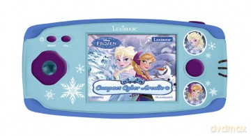 LEXIBOOK JL2365FZ-7 Compact Cyber Arcade, 150, Disney, 10 Frozen Games