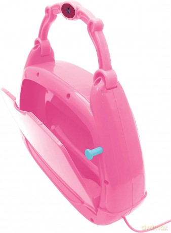 LEXIBOOK K102UNI Unicorn Karaoke Bag with Microphone, Voice Changer, Demo Songs, Light Effects, mic Included, aux-in Input, Pink/Blue