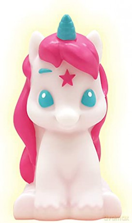 LEXIBOOK NLJ01UNI Color Nightlight for Children's Room, Colour Change, Smooth Light, Battery Included, White